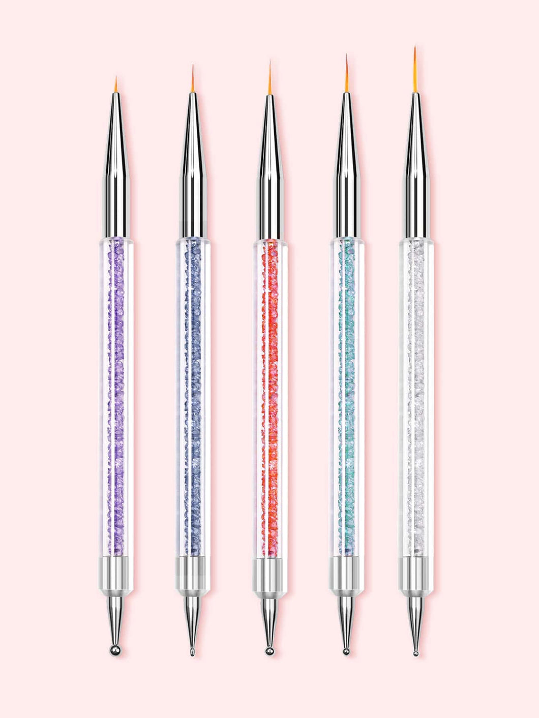 5pcs Double-ended Nail Art Brush Set