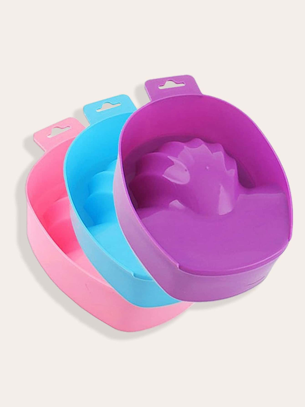 1pc Random Colour Nail Soak Bowl