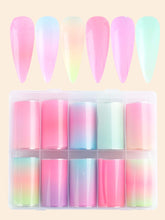 Load image into Gallery viewer, 10 Rolls Ombre Nail Transfer Foils
