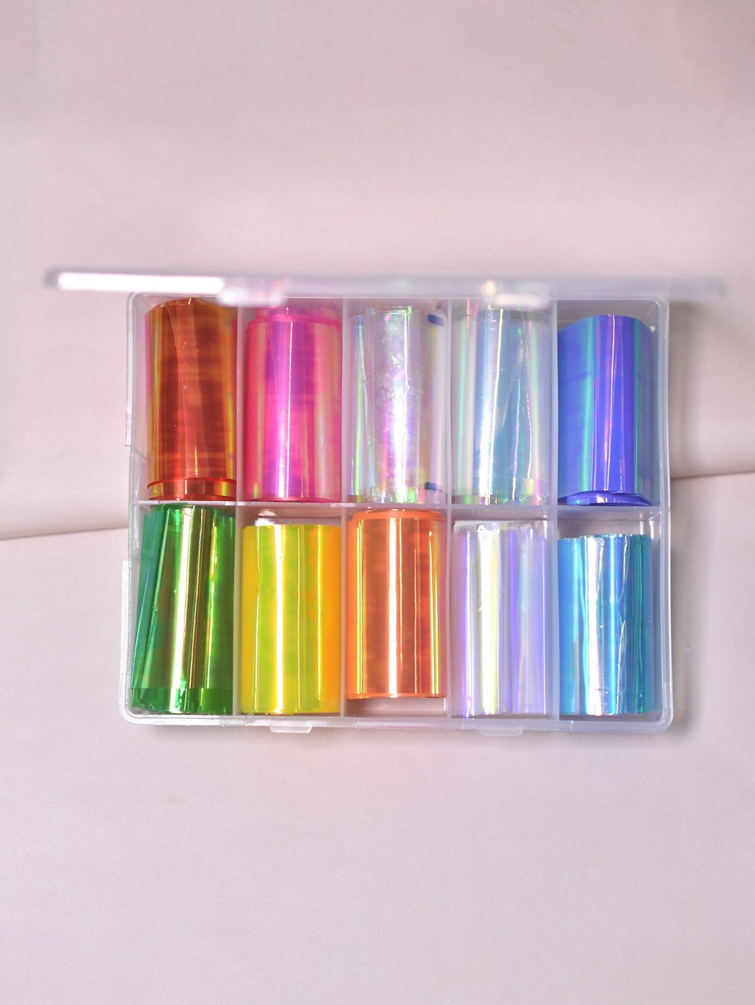 10 Rolls Aurora Nail Transfer Foils